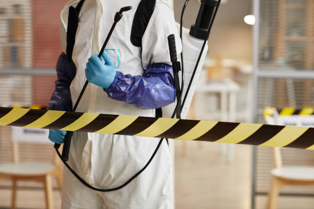 Professional Biohazard Cleanup technician working in Hyattsville, MD